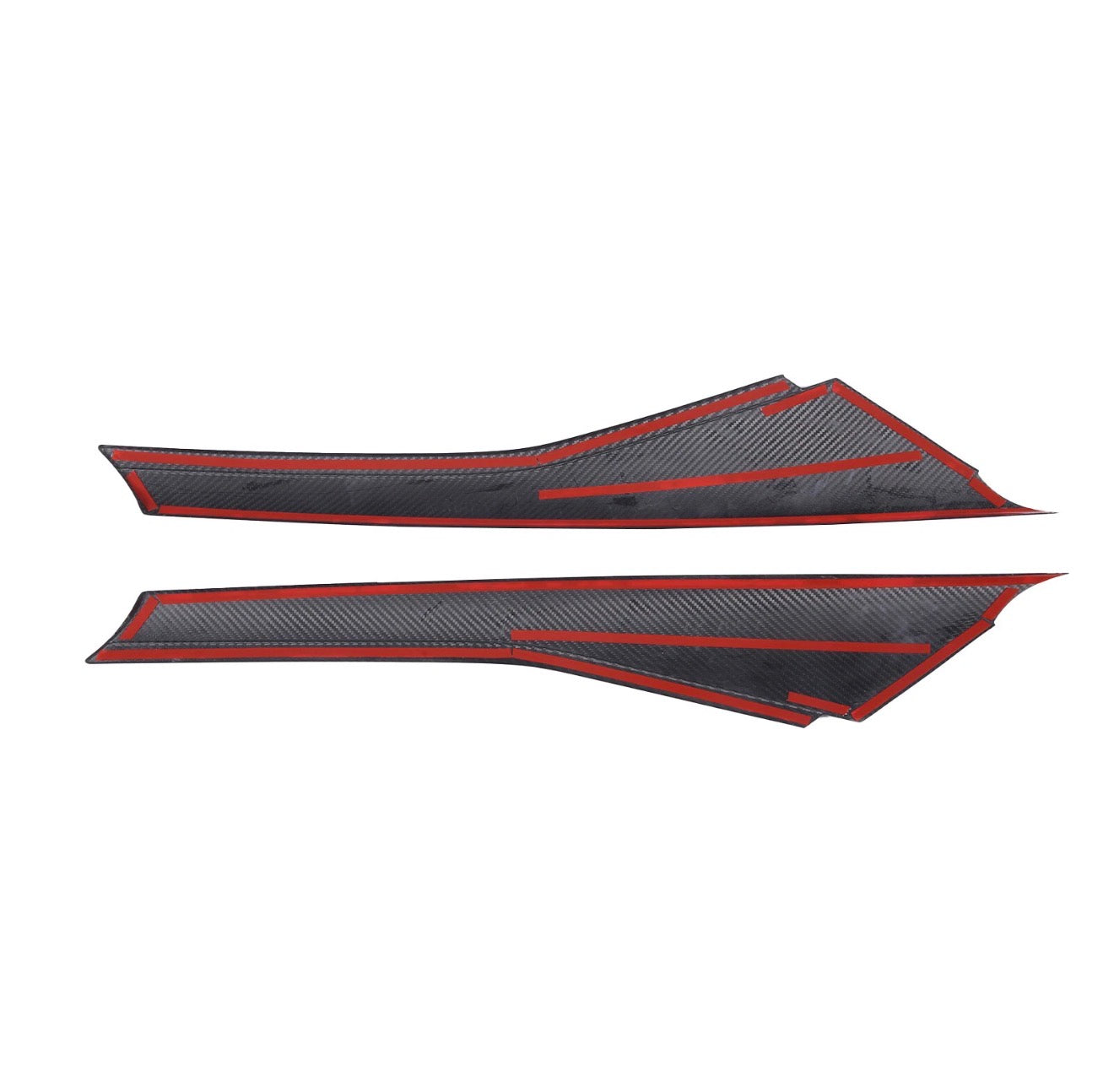 CARBON FIBER FRONT A-PILLAR DECORATIVE COVERS (2PCS) - CHEVROLET CORVETTE C7 (2014–2019)