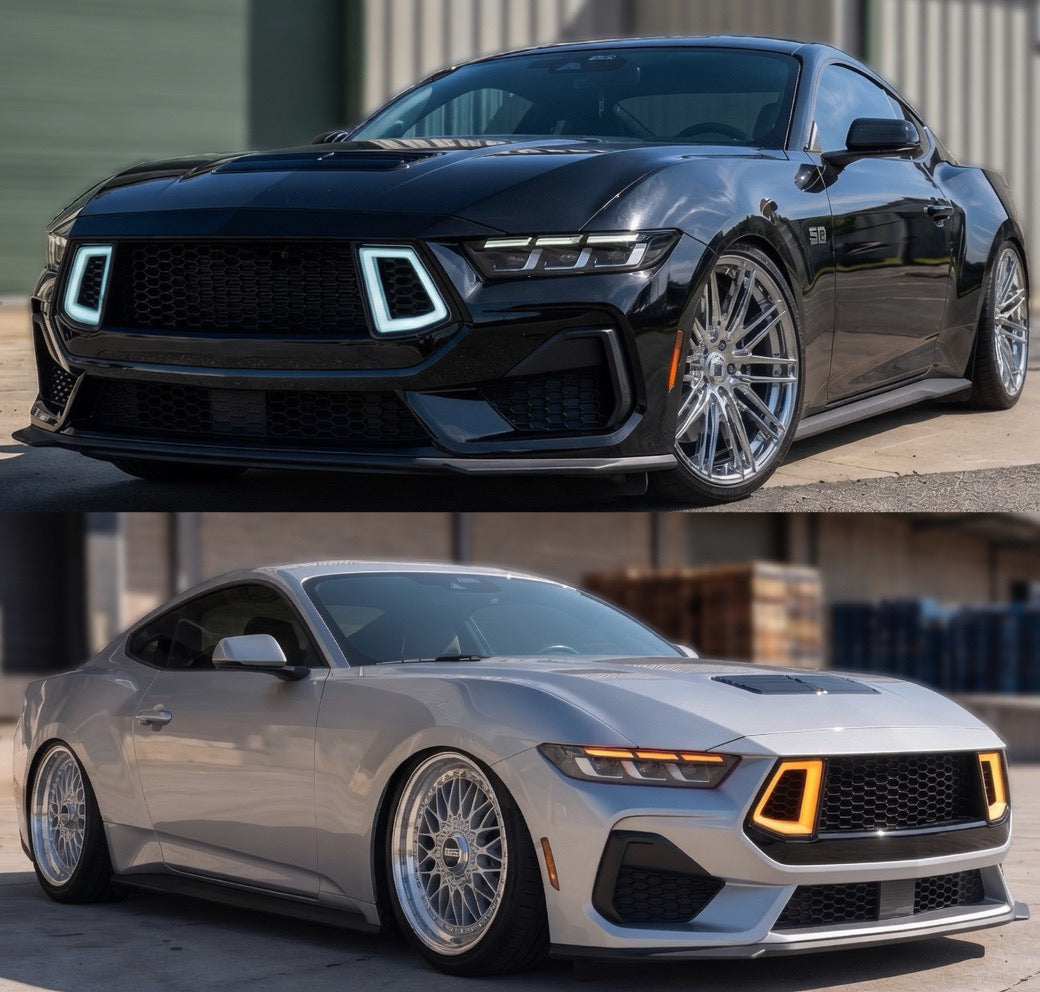 FRONT GRILLE W/ LED - FORD MUSTANG ECOBOOST/GT (2024+)