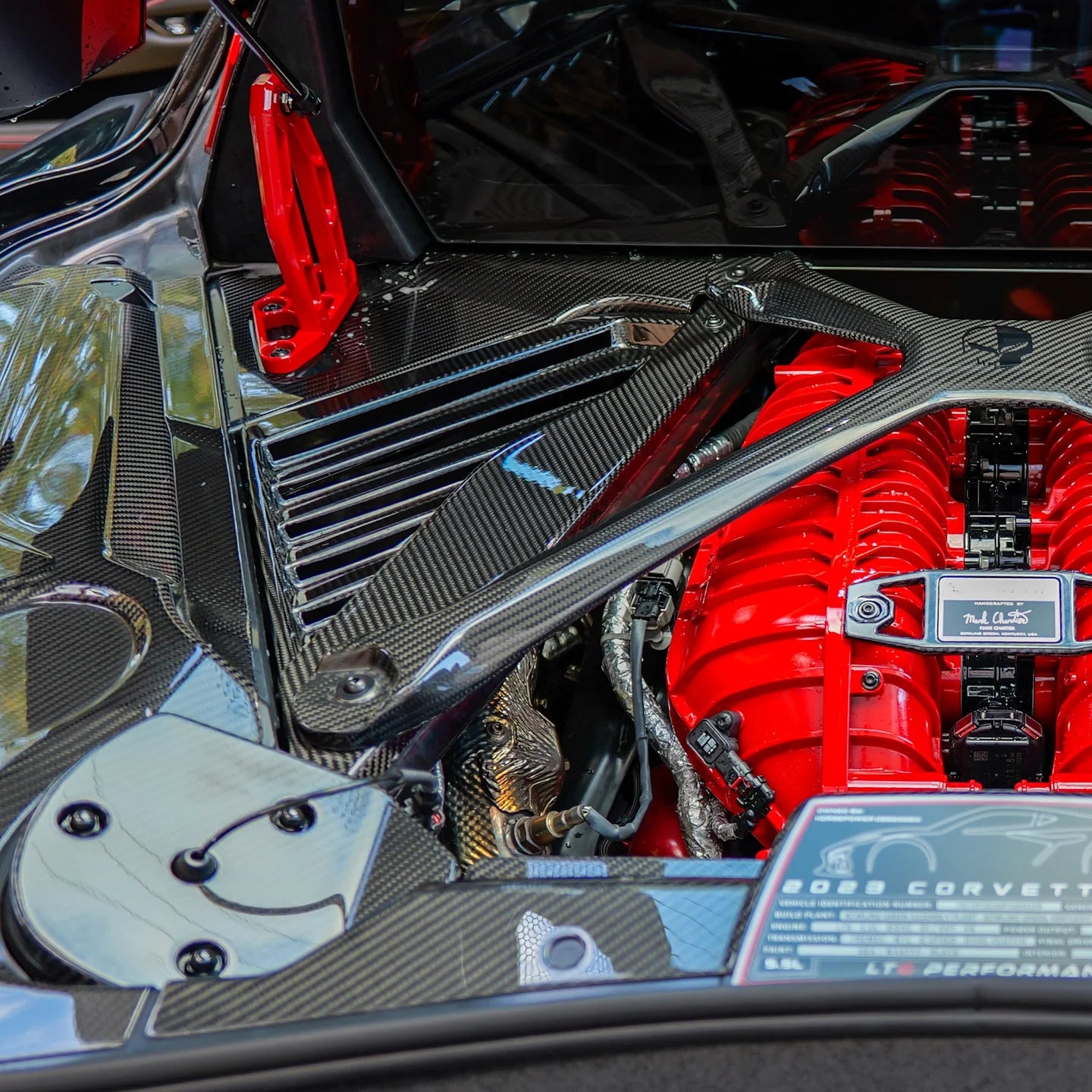 Chevrolet Corvette C8 Z06 Carbon Fiber Side Engine Bay Panel Covers