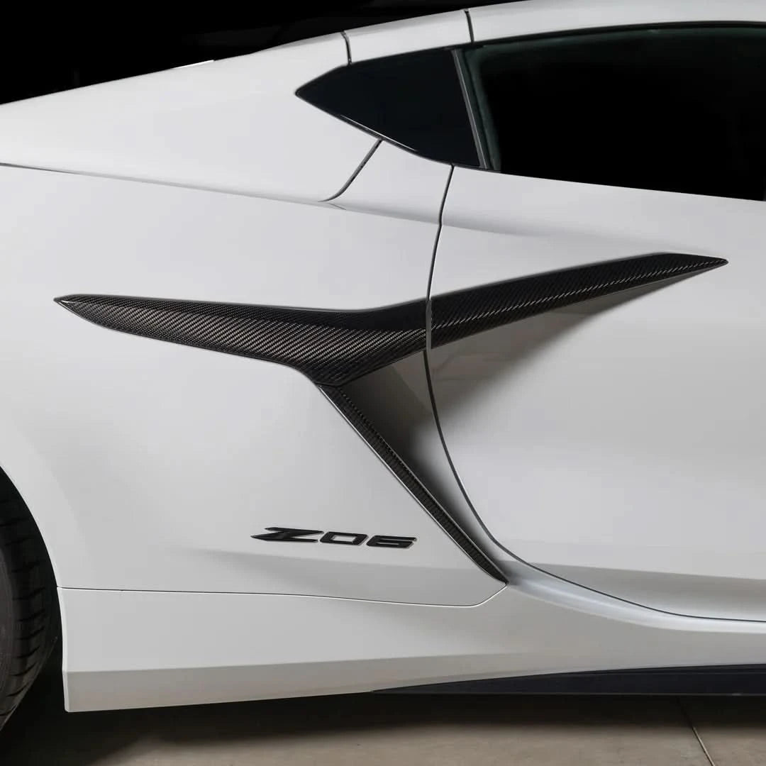 Chevrolet Corvette C8 Z06 & E-Ray 3-Piece Carbon Fiber Side Intake Vents