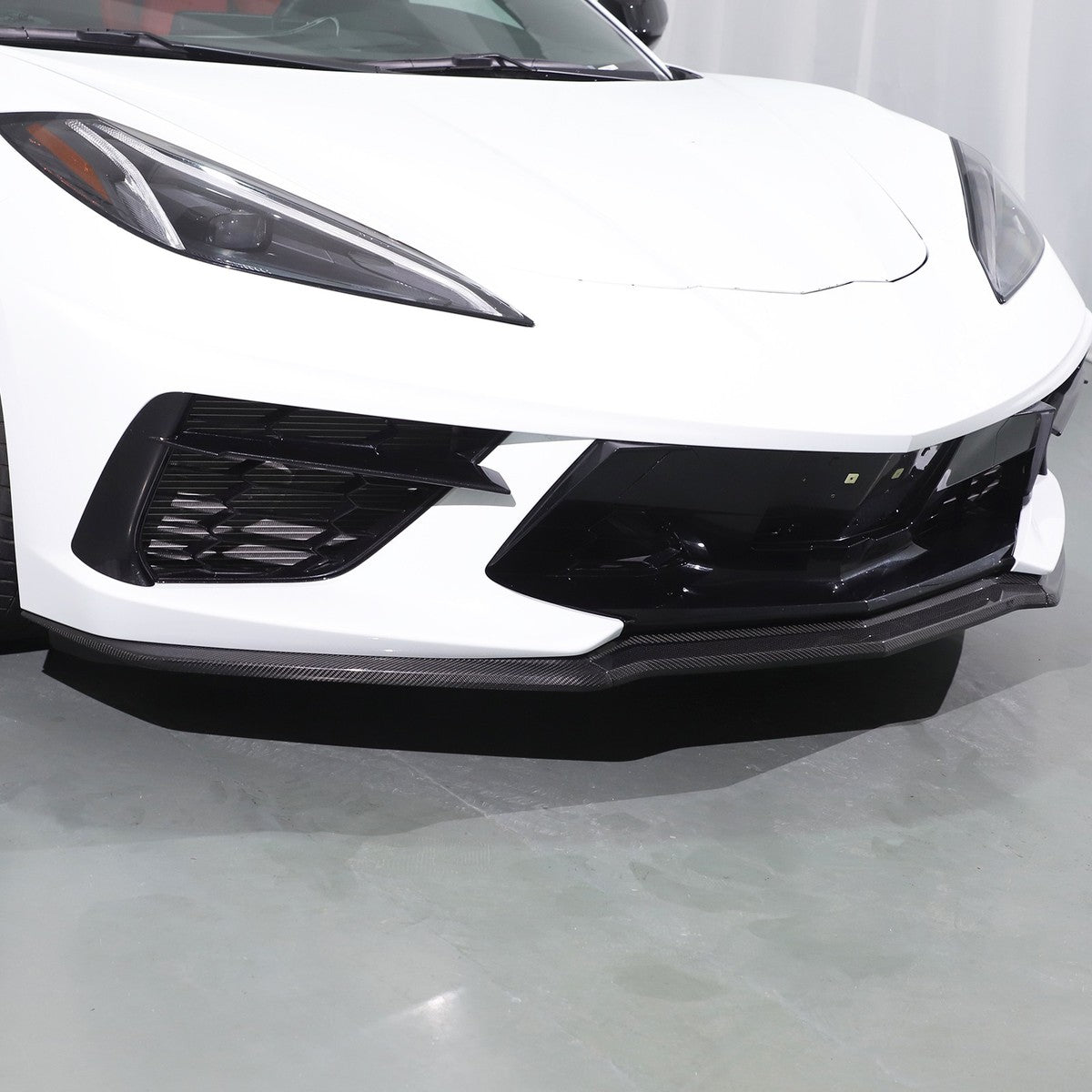 2020–2025 Chevrolet Corvette C8 5VM Style Carbon Fiber Front Lip