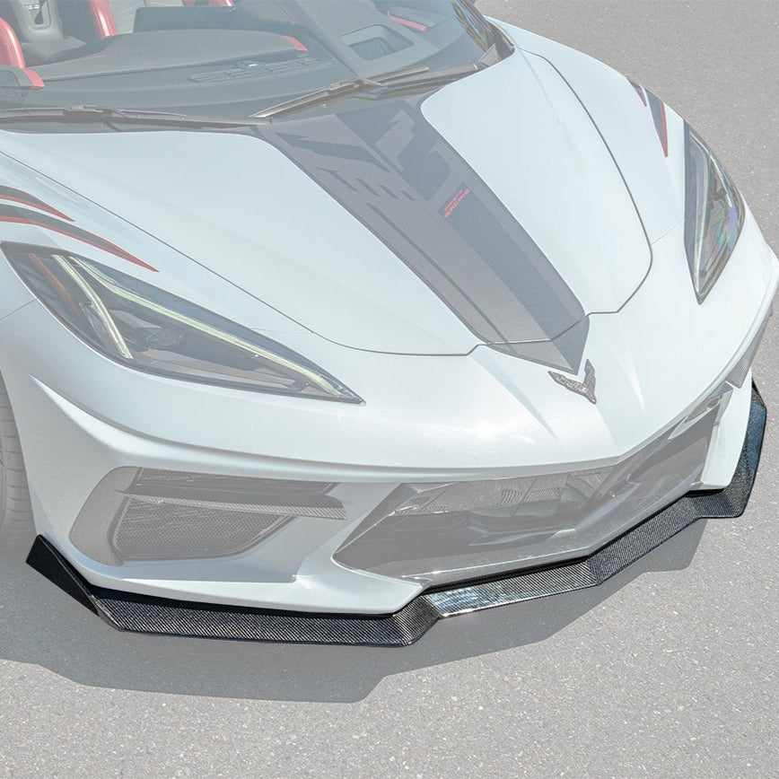 AAD PERFORMANCE 5VM STYLE CARBON FIBER FRONT LIP SPOILER - CORVETTE C8