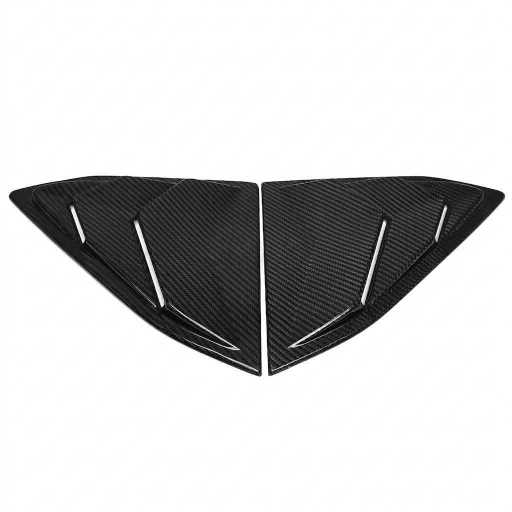 2020–2026 Chevrolet Corvette C8 Carbon Fiber Side Window Louvers