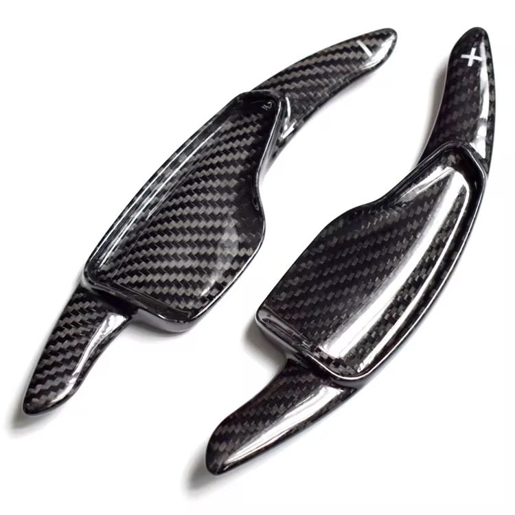 CARBON FIBER STEERING WHEEL SHIFT PADDLE COVERS - CHEVROLET CAMARO (2016–2019)