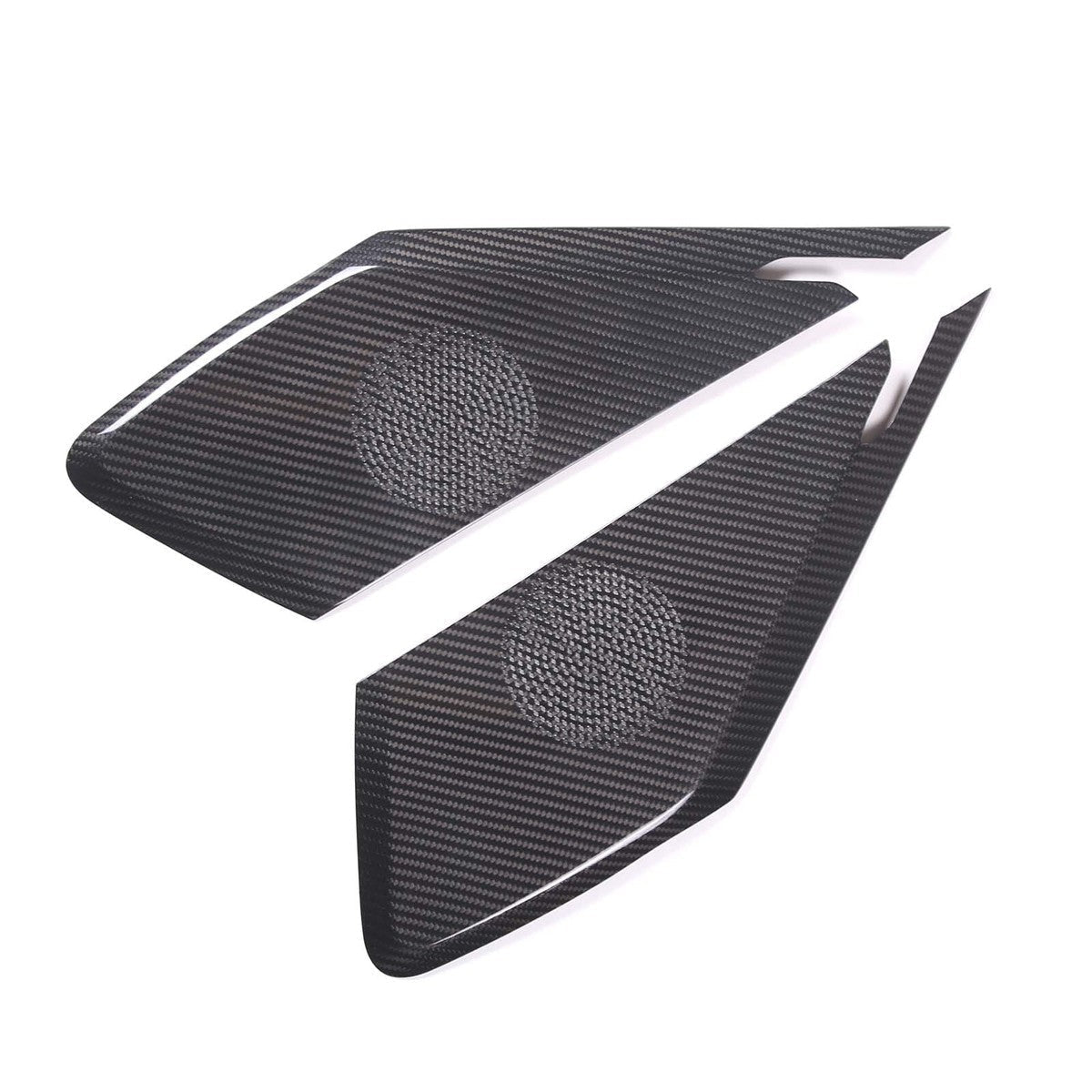 Chevrolet Corvette C8 Carbon Fiber Door Speaker Trim Covers