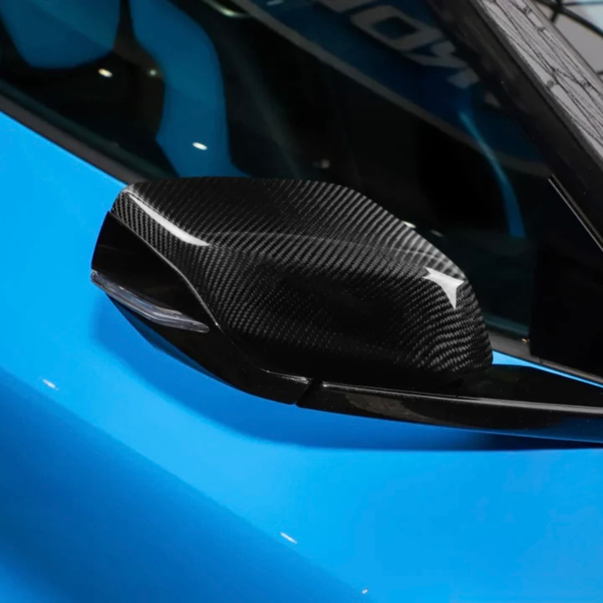 2020+ Chevrolet Corvette C8 Stingray Carbon Fiber Mirror Covers