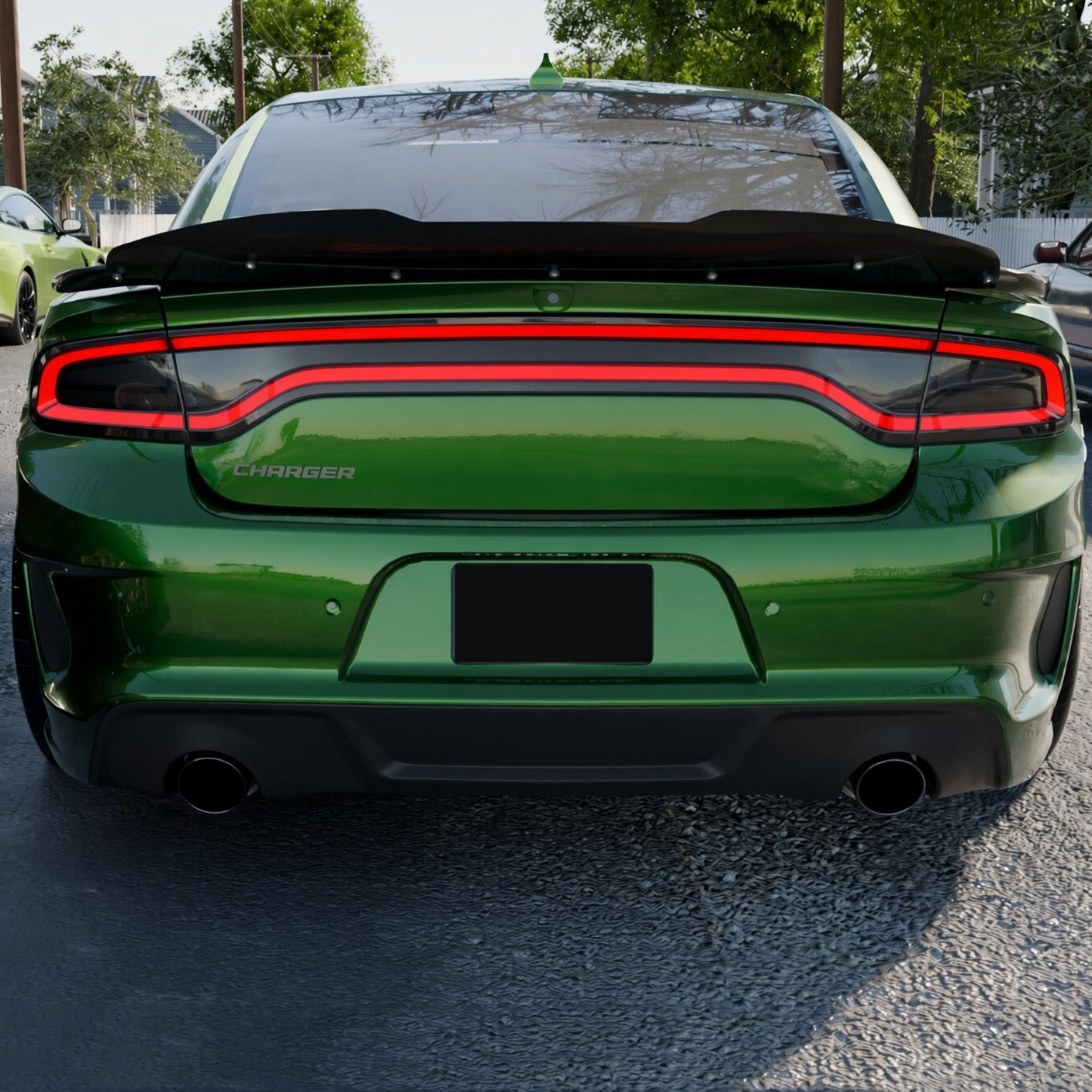 2011–2023 Dodge Charger Gloss Black Rear Spoiler
