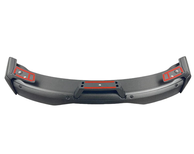 DARK HORSE STYLE 2-PIECE GLOSS CARBON FIBER REAR SPOILER - FORD MUSTANG S650 (2024+)