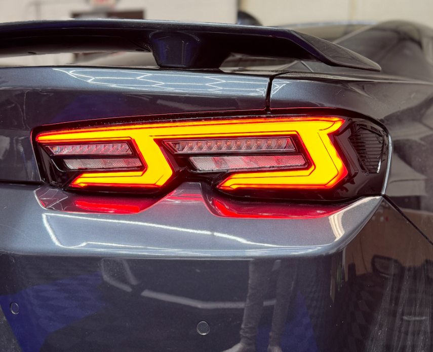 Next-Gen RGB Flow Smoked Sequential LED Tail Lights – Chevrolet Camaro 2019-2024