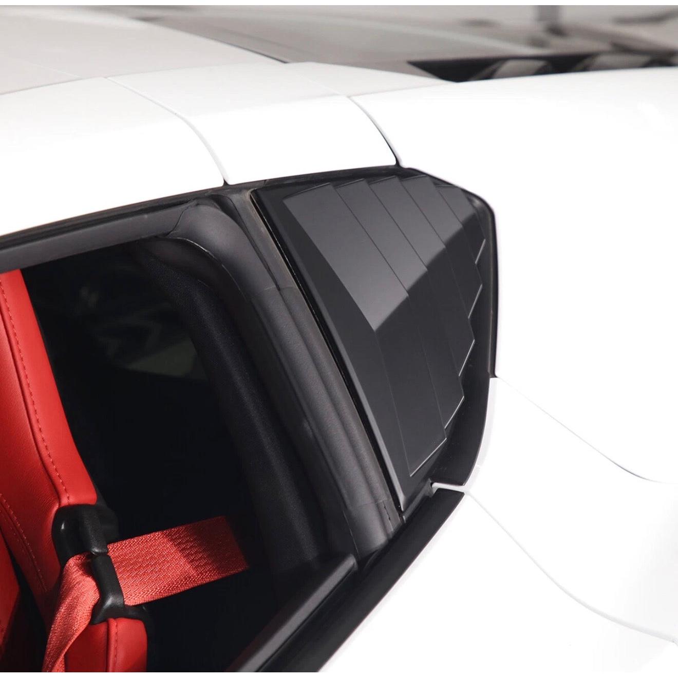 Chevrolet Corvette C8 2020+ Window Louvers
