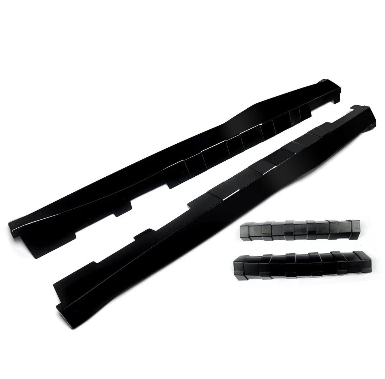 ZL1 STYLE GLOSS BLACK SIDE SKIRT EXTENSIONS - CHEVROLET CAMARO RS / SS / ZL1 (2016–2022)