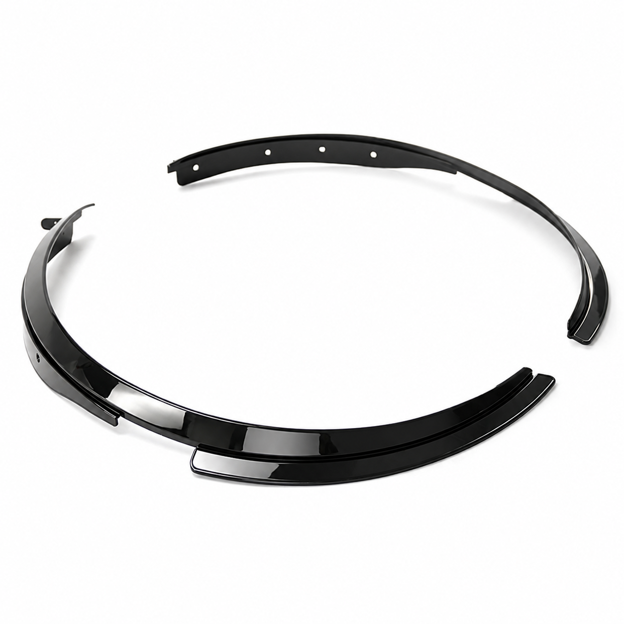 GLOSS BLACK SIDE WHEEL FENDER TRIMS - CHEVROLET CORVETTE C8 (2020–2025)