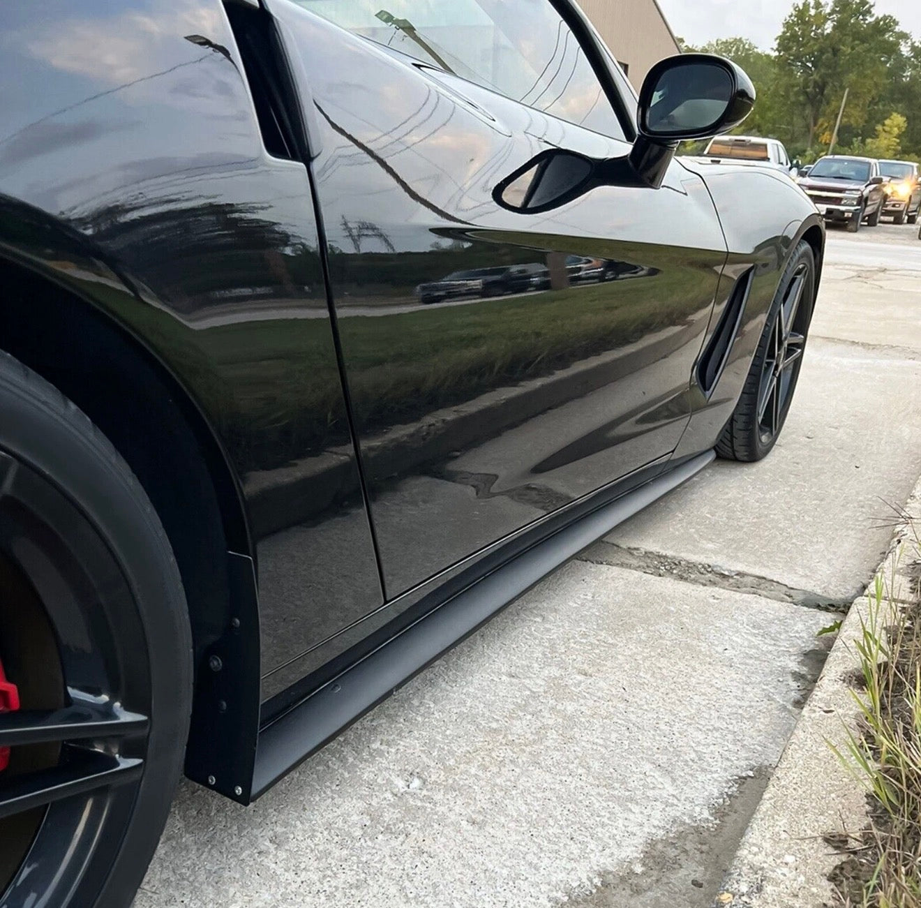SIDE SKIRTS ROCKER PANELS - CORVETTE C6 GRAND SPORT / Z06 / ZR1