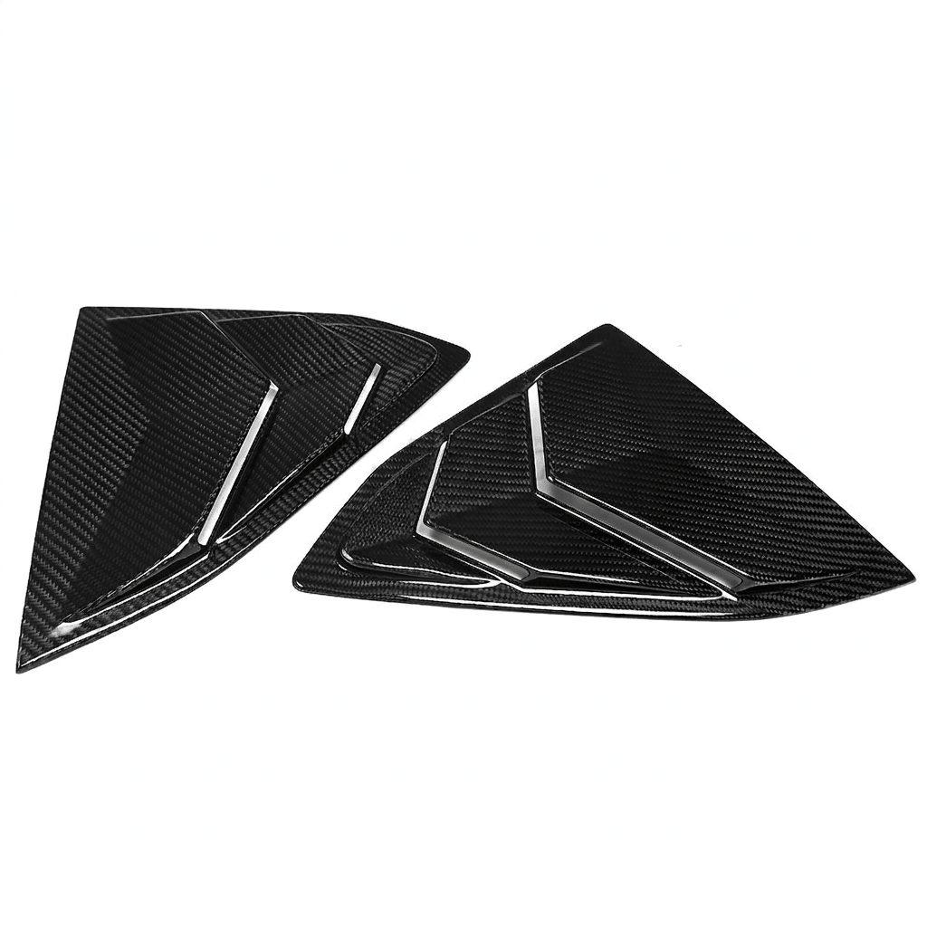 2020–2026 Chevrolet Corvette C8 Carbon Fiber Side Window Louvers