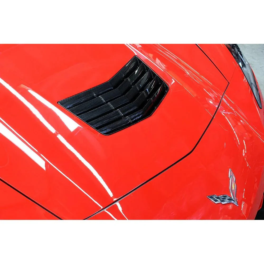 AAD CARBON FIBER HOOD VENT (OEM REPLACEMENT) - CHEVROLET CORVETTE C7 / C7 Z06