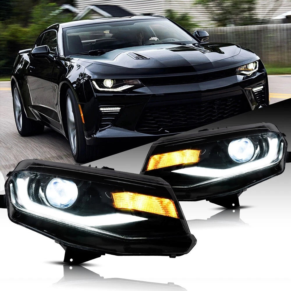 AAD Style LED Dual Beam Projector Headlights – Chevrolet Camaro 2016-2022