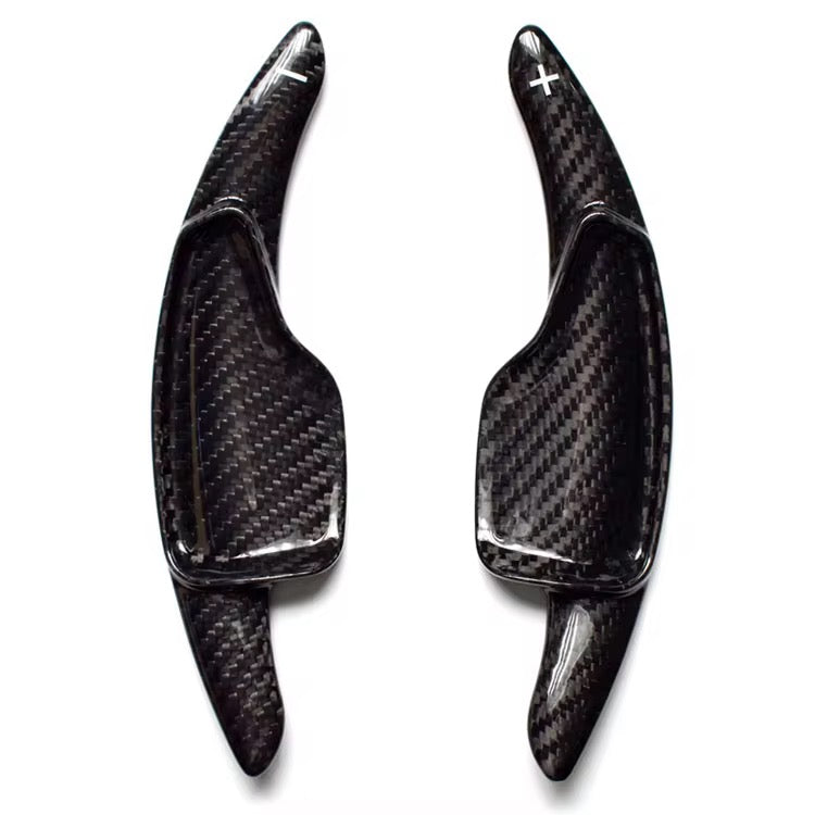 CARBON FIBER STEERING WHEEL SHIFT PADDLE COVERS - CHEVROLET CAMARO (2016–2019)