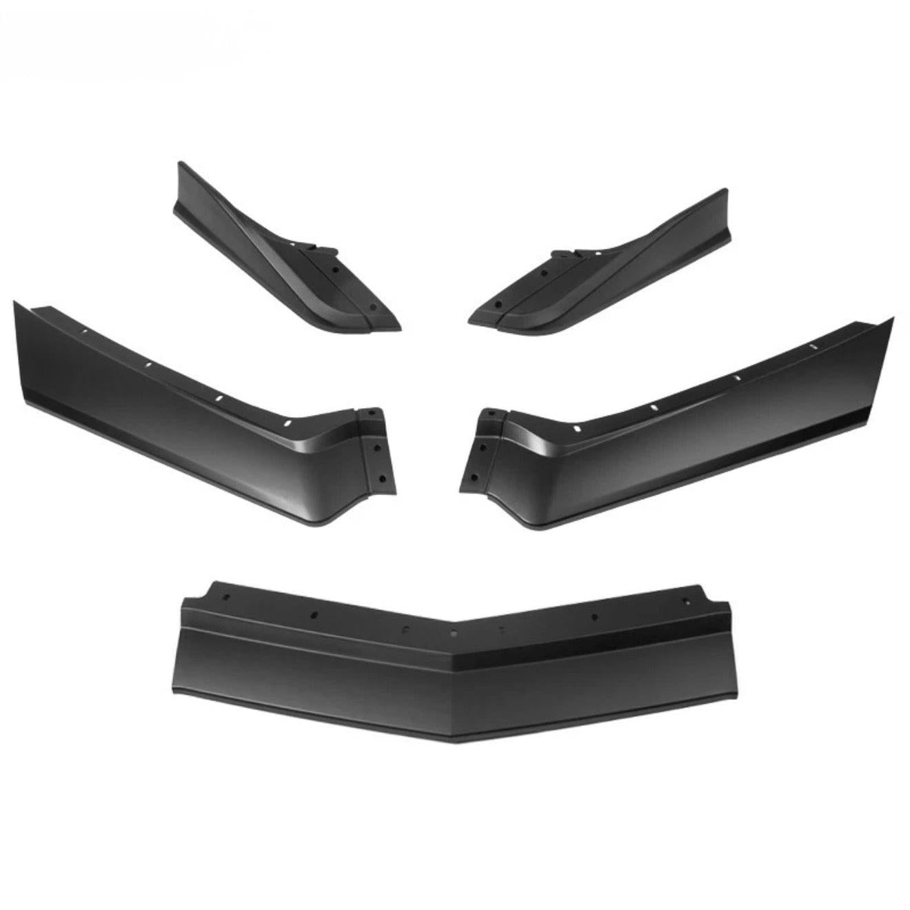 Z07 STYLE MATTE BLACK FRONT LIP - CHEVROLET CORVETTE C8 STINGRAY (2020–2026)