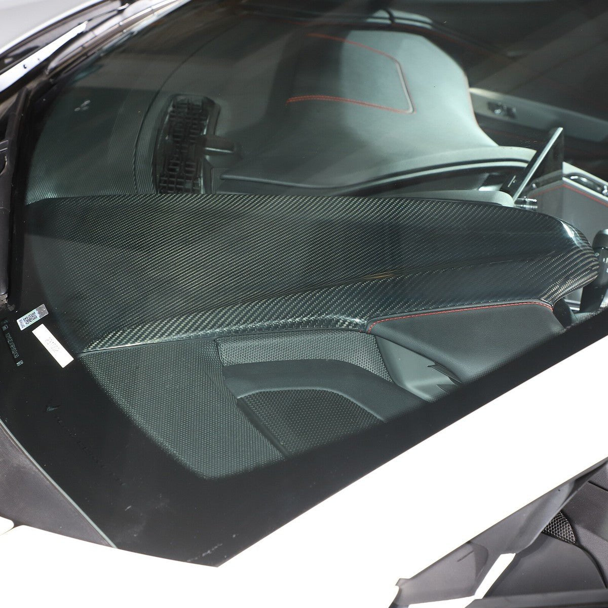 2026+ Chevrolet Corvette C8 Carbon Fiber Upper Dash Trim Cover