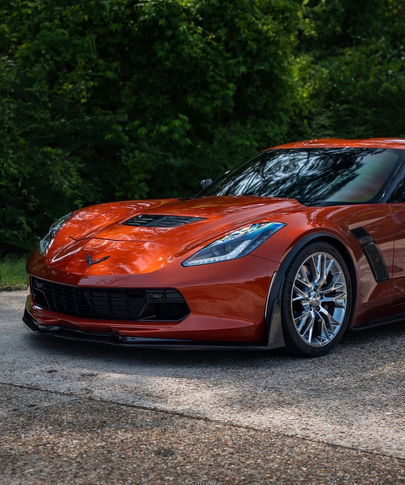 AAD CARBON FIBER FRONT LIP - CHEVROLET CORVETTE C7 (2014–2019)