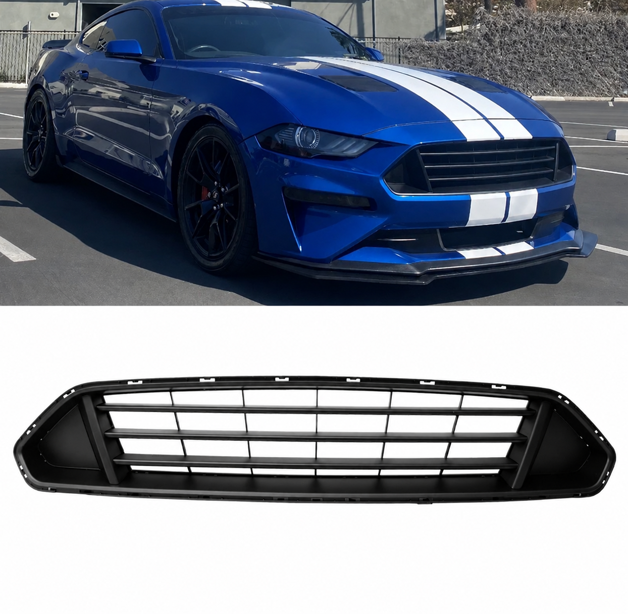 SHELBY STYLE FRONT GRILLE - FORD MUSTANG (2018-2023)