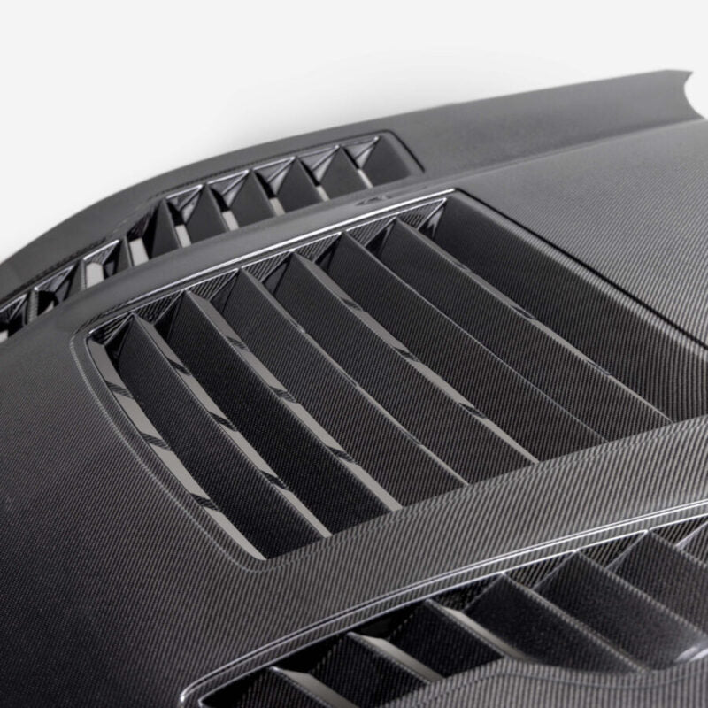 GT4 STYLE CARBON FIBER HOOD - FORD MUSTANG S650 (2024–2026)