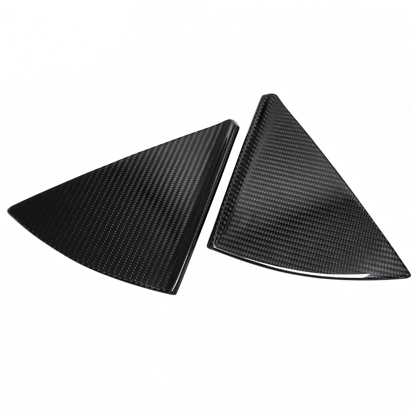 Chevrolet Corvette C8 Coupe Carbon Fiber B-Pillar Trim Overlays