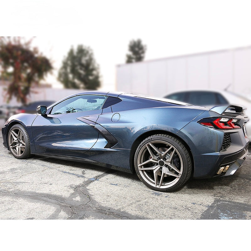 Chevrolet Corvette C8 - ZR1 Style Carbon Fiber Side Skirts