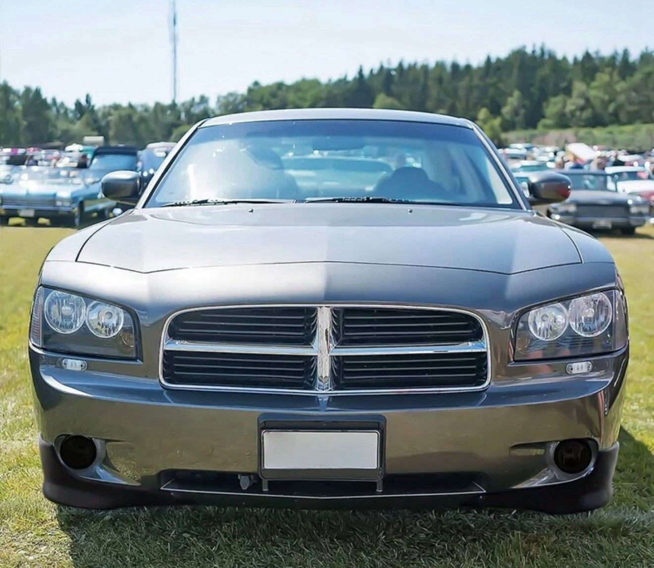 MAXTON DESIGN 2PCS FRONT BUMPER LIP - DODGE CHARGER (2006–2010)