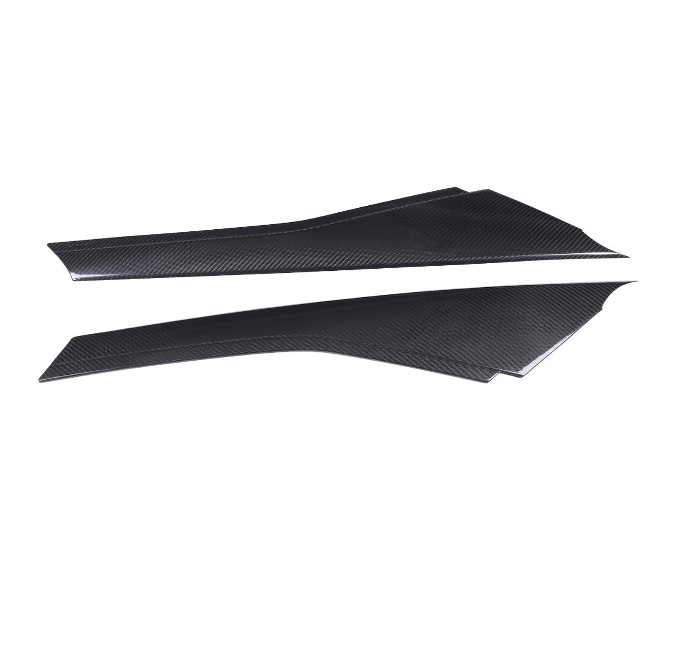 CARBON FIBER FRONT A-PILLAR DECORATIVE COVERS (2PCS) - CHEVROLET CORVETTE C7 (2014–2019)
