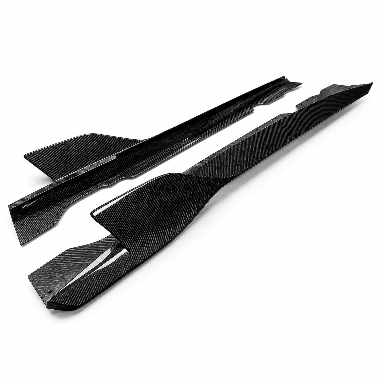 Chevrolet Corvette C8 AD Style Carbon Fiber Side Skirts