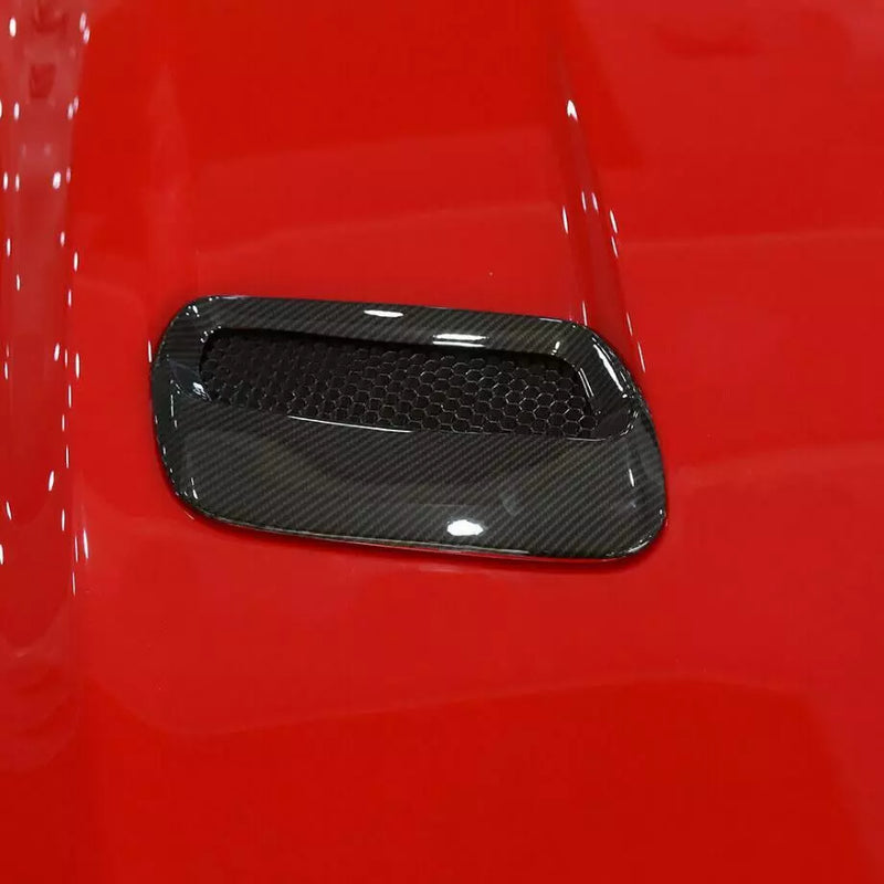 TRUFIBER CARBON FIBER HOOD VENT COVERS - FORD MUSTANG (2018–2023)