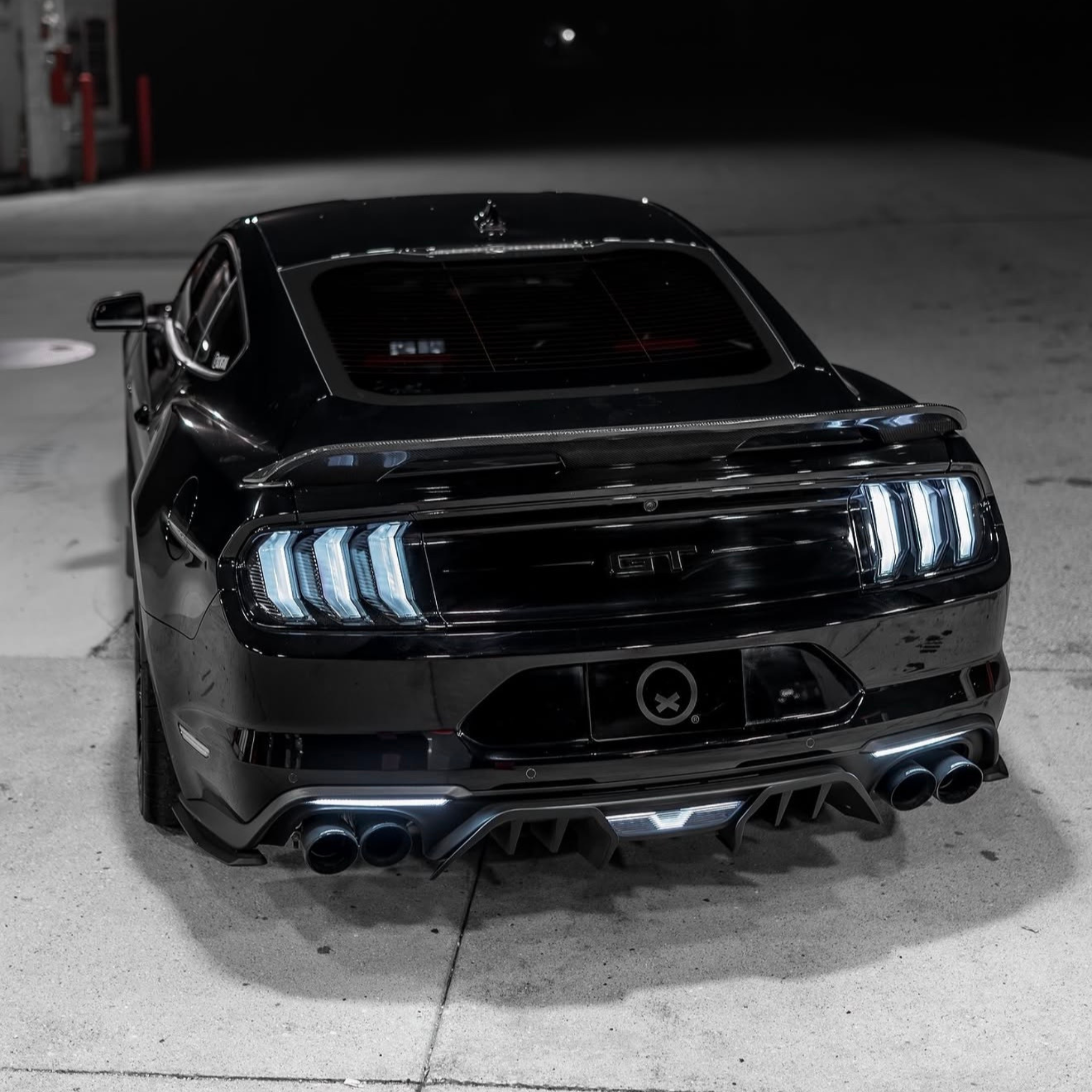 ACCELATEC GT500 STYLE CARBON FIBER REAR SPOILER - FORD MUSTANG FASTBACK (2015–2023)