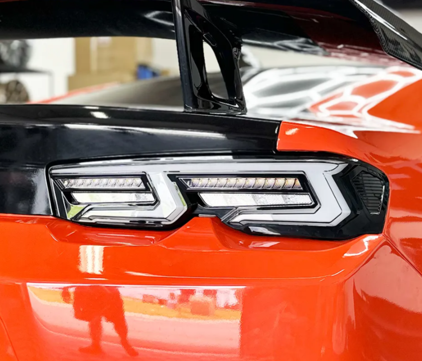Next-Gen RGB Flow Smoked Sequential LED Tail Lights – Chevrolet Camaro 2019-2024