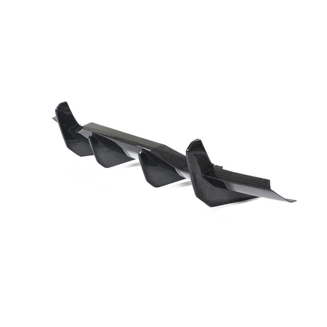 2020–2026 Chevrolet Corvette C8 Carbon Fiber Rear Diffuser with Canards