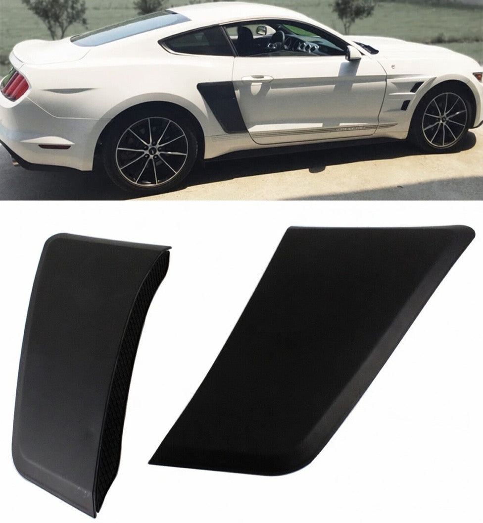 TRACKFORM V-SERIES BLACK SIDE SCOOPS - FORD MUSTANG (2015–2023)