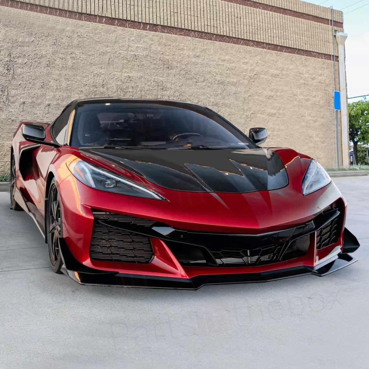 Z06 STYLE FRONT BUMPER FASCIA PANEL INSERT COVER - CHEVROLET CORVETTE C8 STINGRAY (2020–2026)