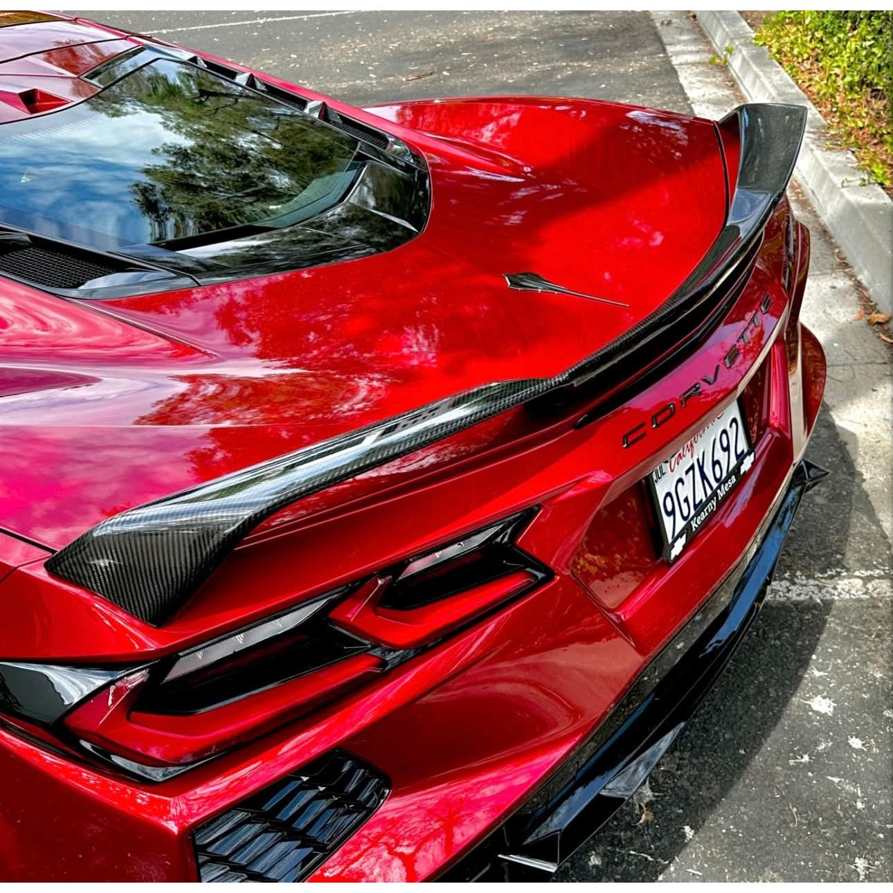 Chevrolet Corvette C8 OEM Style Carbon Fiber Spoiler