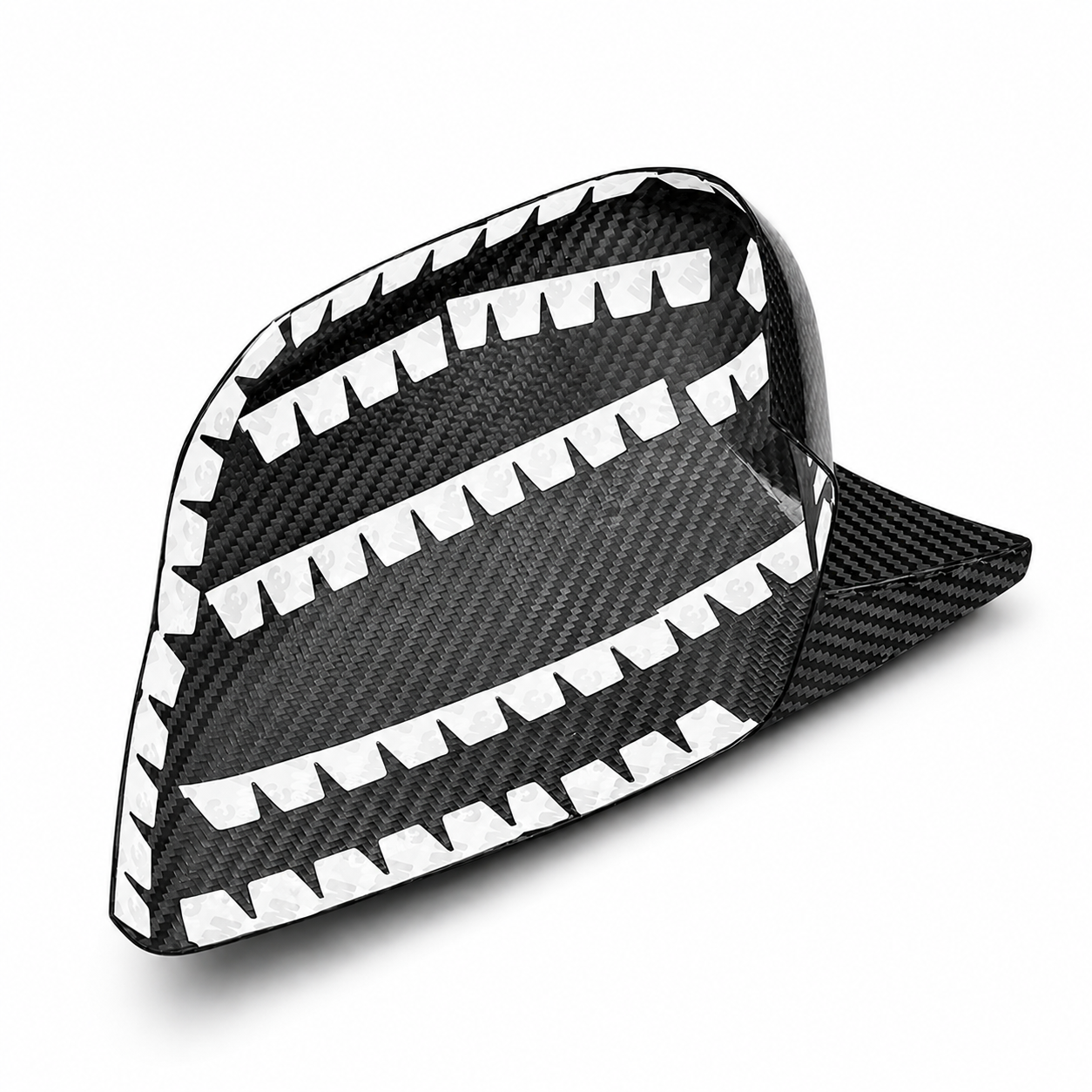 M STYLE CARBON FIBER MIRROR OVERLAYS - C8 CORVETTE