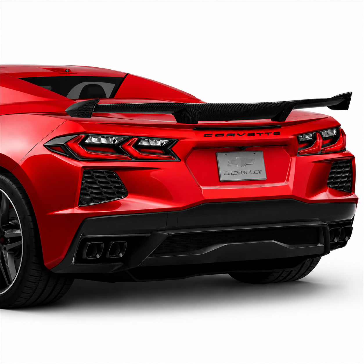 Chevrolet Corvette C8 Carbon Fiber Track Wing