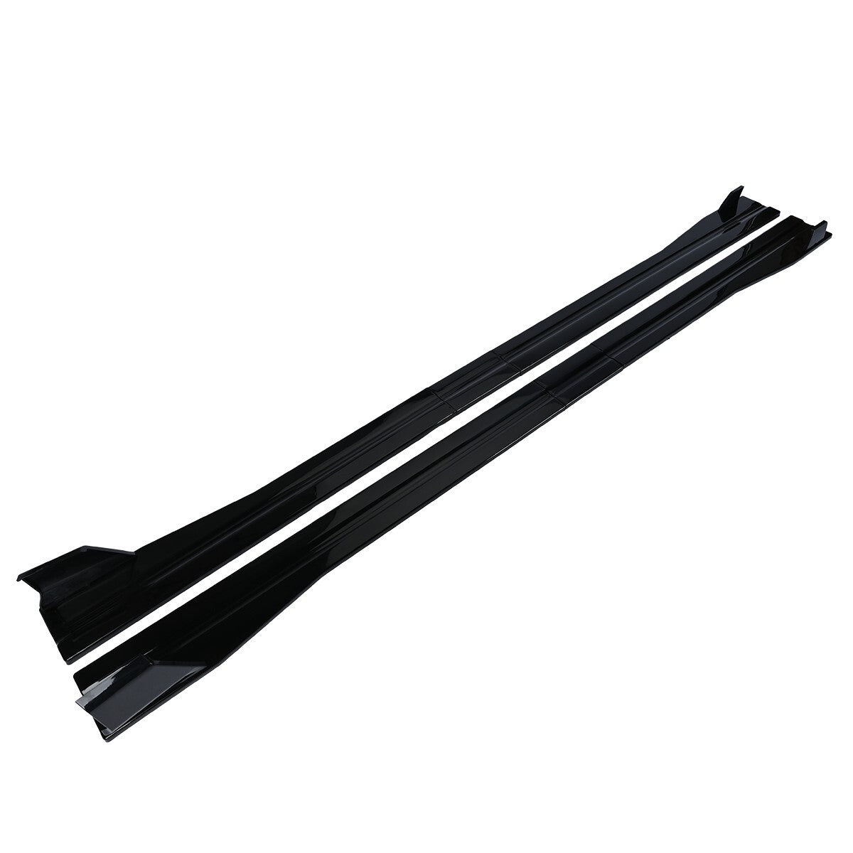 GT350 Style Gloss Black Side Skirts – Ford Mustang (2010–2014)