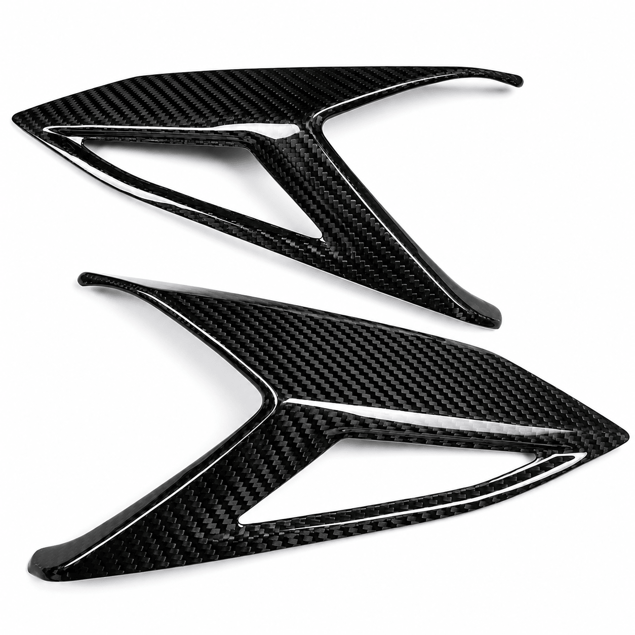 Chevrolet Corvette C8 Carbon Fiber Tail Light Side Frame Covers