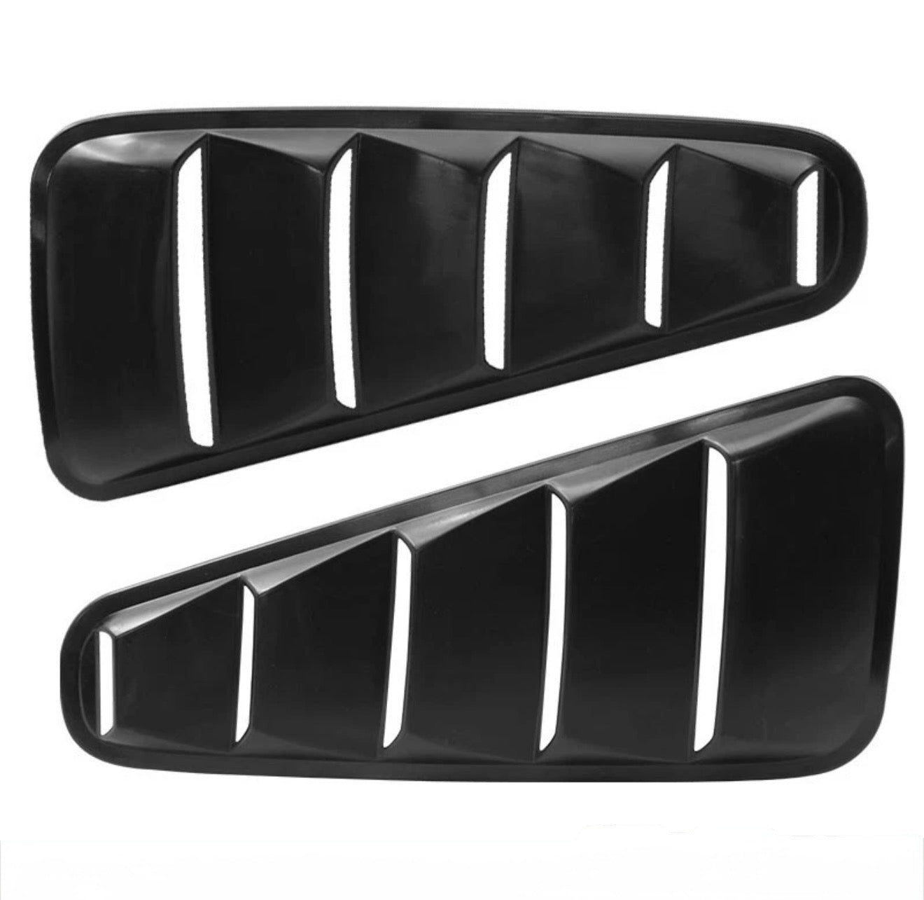 SIDE QUARTER WINDOW LOUVER SUN SHADE COVERS (PAIR) - FORD MUSTANG (2010–2014)