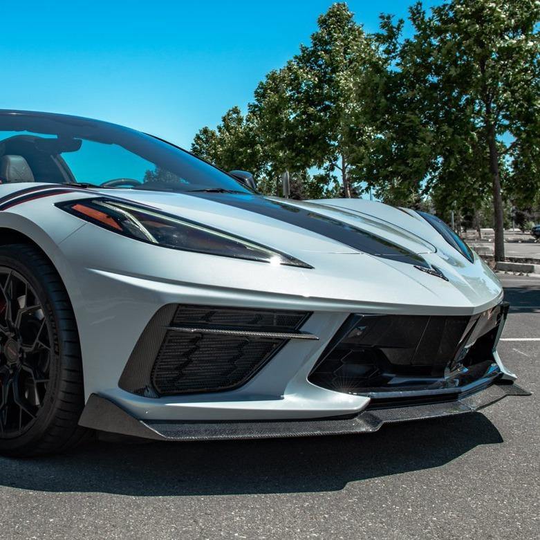 AAD PERFORMANCE 5VM STYLE CARBON FIBER FRONT LIP SPOILER - CORVETTE C8