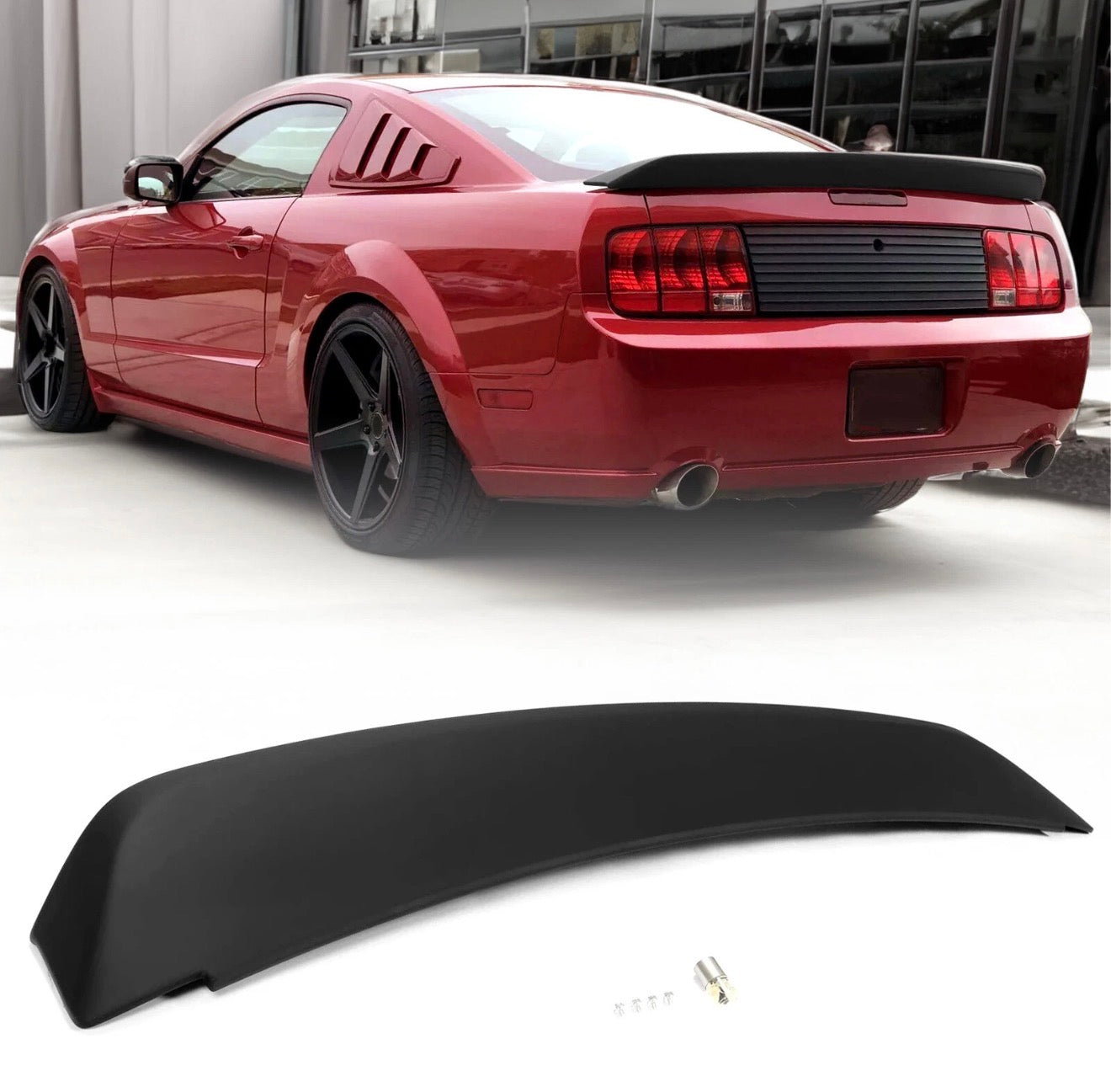 SHELBY STYLE DUCKTAIL REAR TRUNK SPOILER - FORD MUSTANG (2005–2009)