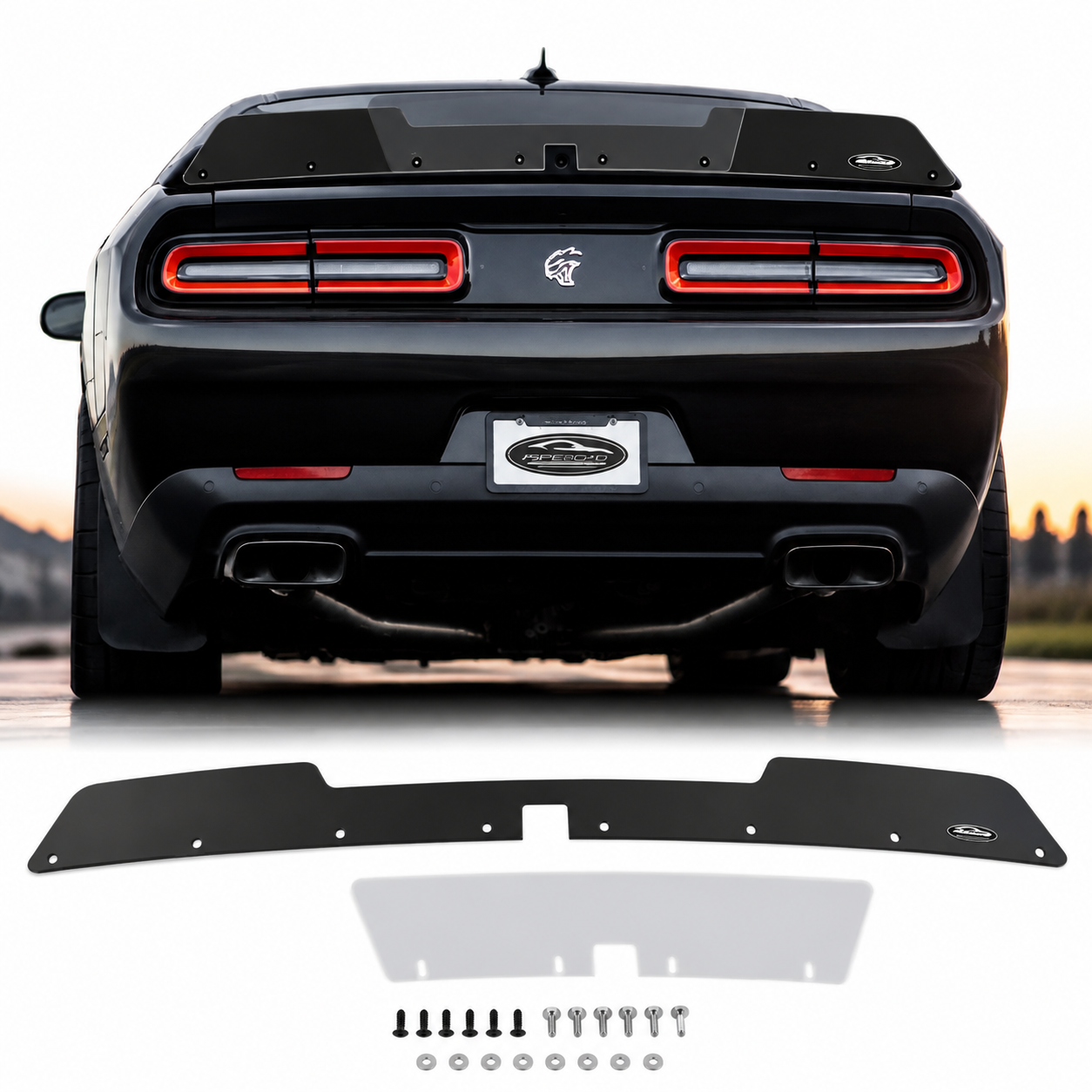 Hellcat Style Wickerbill Trunk Wing Spoiler – Dodge Challenger (2015–2023)
