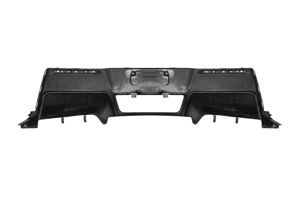 EOS STYLE TRACK PACKAGE REAR BUMPER FINNED DIFFUSER - CHEVROLET CORVETTE C7 (2014–2019)
