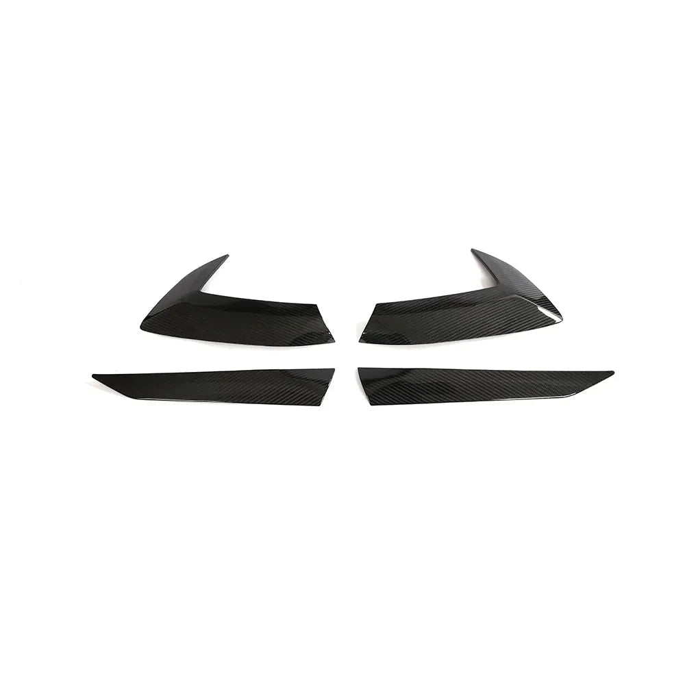 2020+ Chevrolet Corvette C8 Carbon Fiber Side Fender Vent Trim Covers