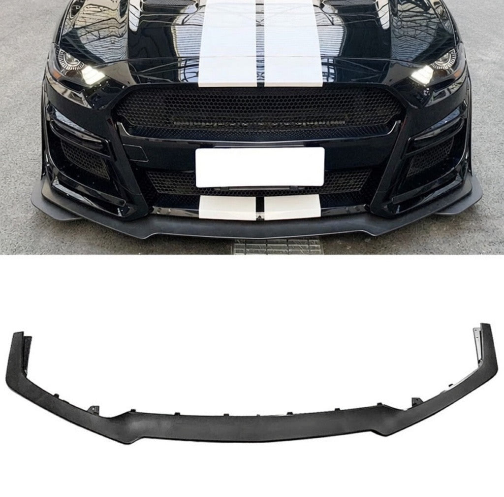 GT500 STYLE PP FRONT LIP - FORD MUSTANG (2018–2023)