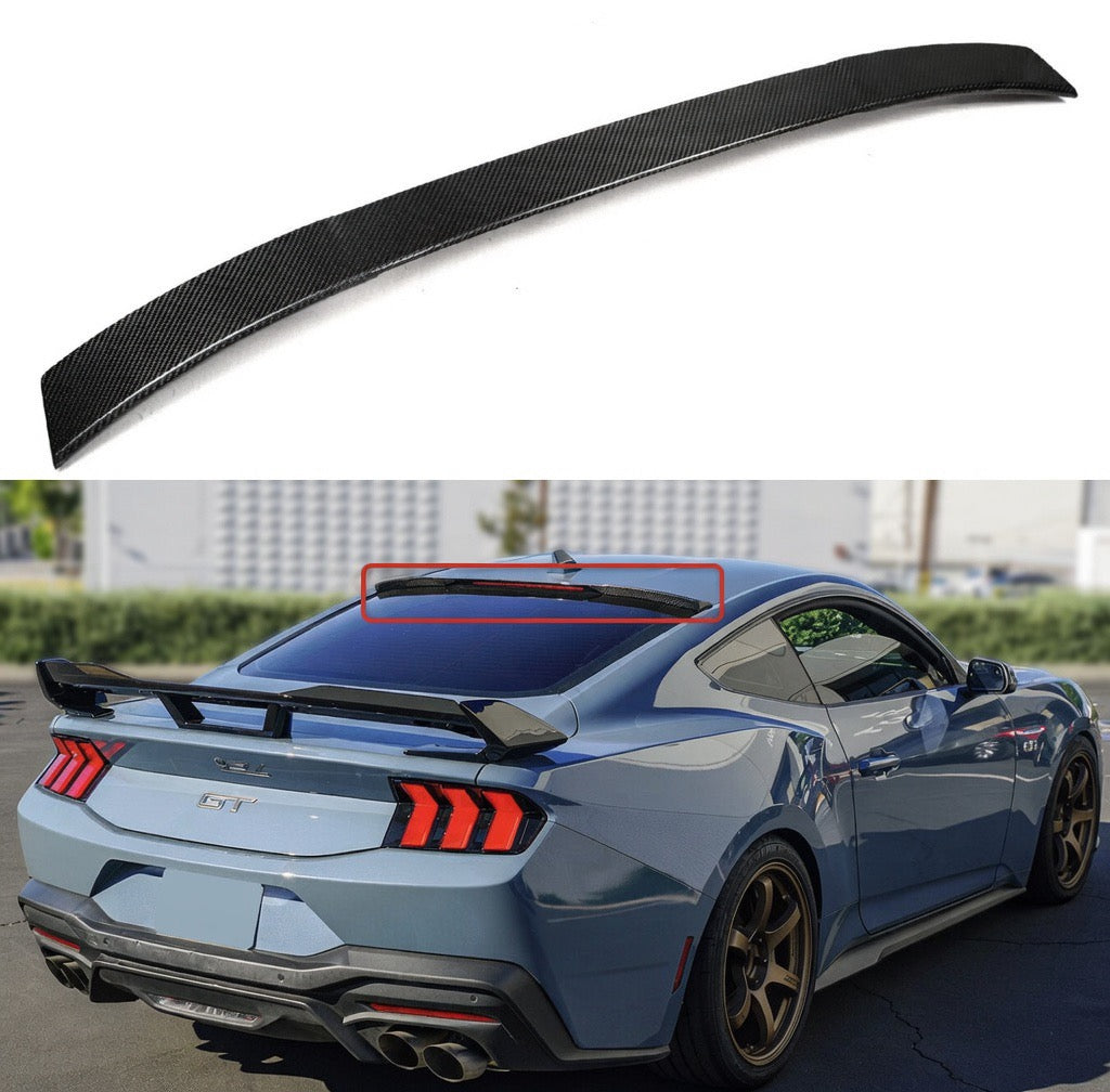 REAL CARBON FIBER ROOF SPOILER - FORD MUSTANG COUPE (2024+)